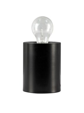 NWT At Home Minimal Black Cylinder Table Lamp Size 5" H